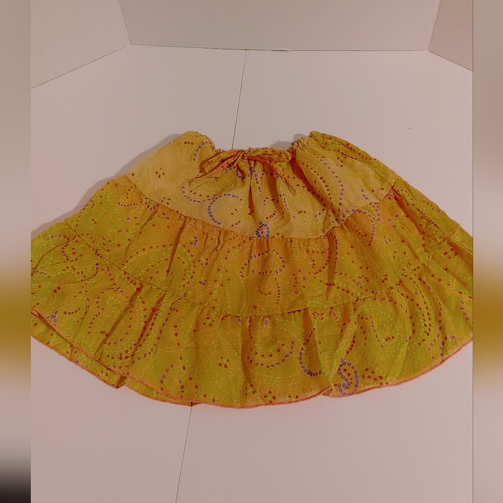 (4/$20) Peach Colored Girls Skirt, UnBranded Size L